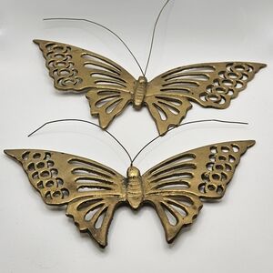 Gold Butterfly Wall Decor